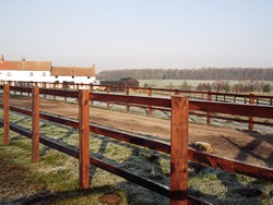 Horizontal panel fencing