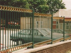 OR4 ornate railing fence