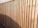 Overlapped panel fencing