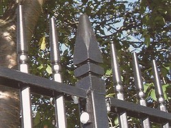 SQR2 square vertical bar railings