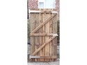 Wooden Vertical Slat Gate.