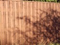 Vertical panel garden fencing